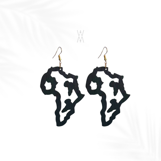 Ayana | African wooden earrings