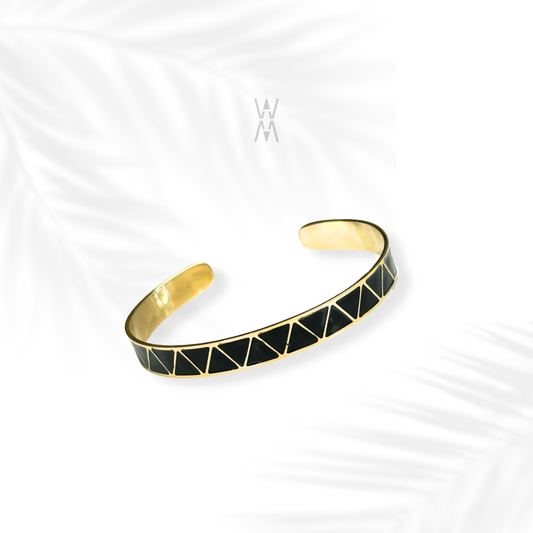 Niah | Gold stainless steel bangle bracelet