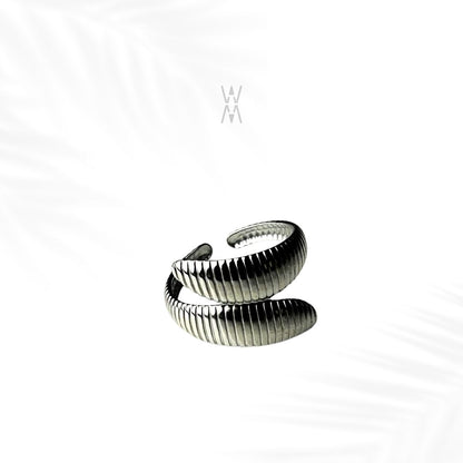 Dalla | Silver stainless steel ring