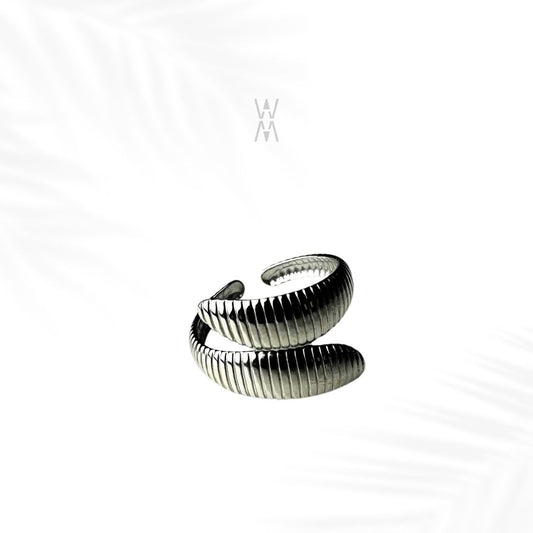 Dalla | Silver stainless steel ring