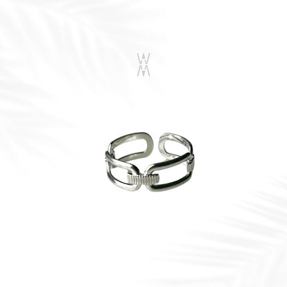 Friend | Silver stainless steel ring