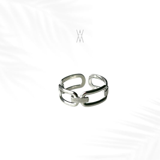 Friend | Silver stainless steel ring