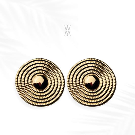 Golden Adiya | Stainless steel earrings
