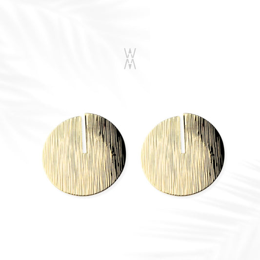Aissa | Gold stainless steel earrings