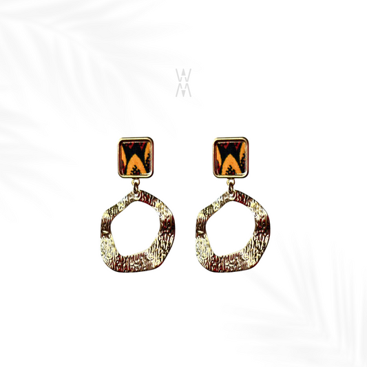 Miriya | Boucles d'oreilles en wax