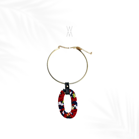 Cotonou | Wax necklace