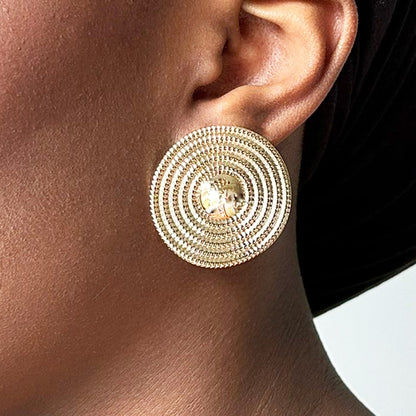 Golden Adiya | Stainless steel earrings