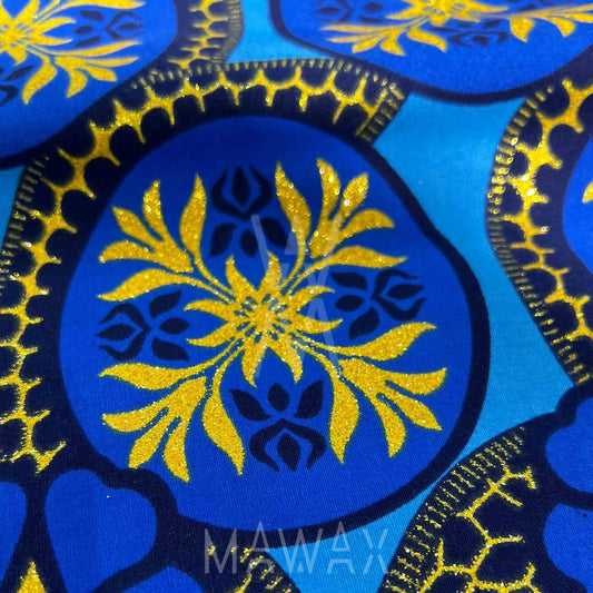 Libreville | Super Nice glittery wax fabrics