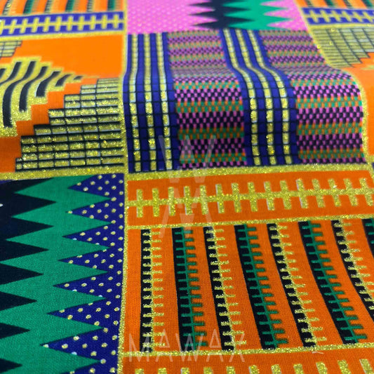 Yaounde | Super Nice glittery wax fabrics